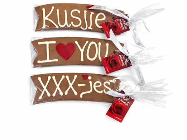 Valentijn chocolade vaan