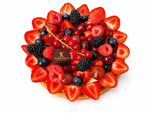 Roodfruit taartje